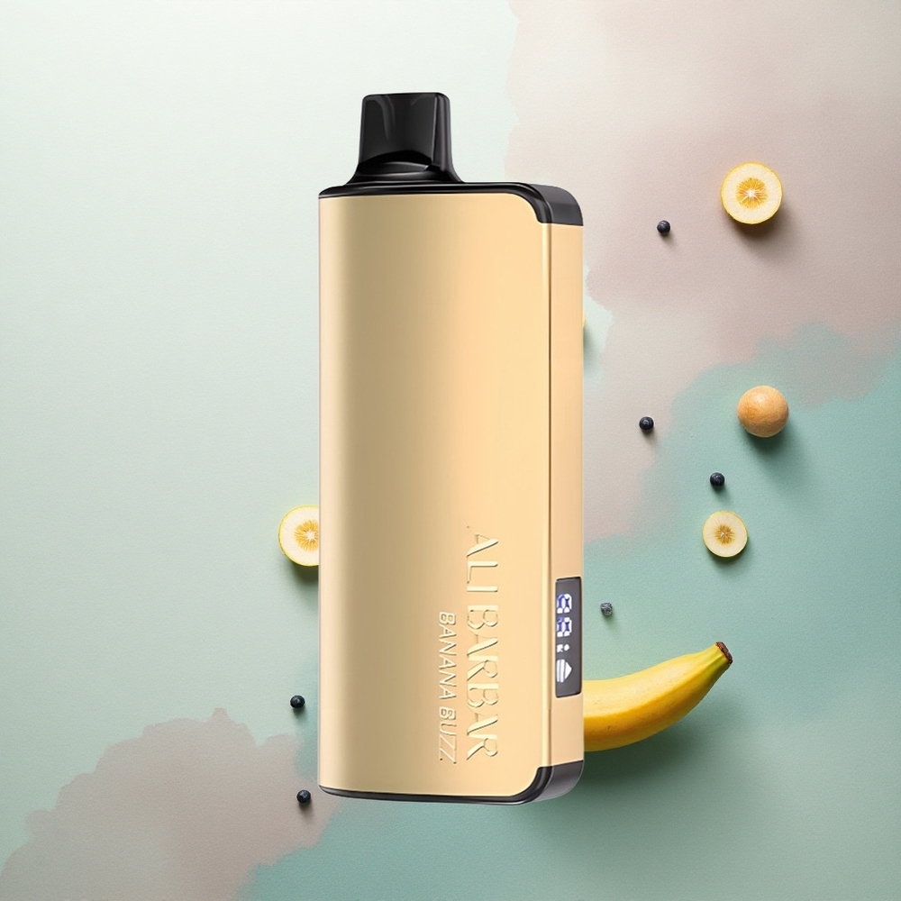 Alibarbar Ingot 9000 Puffs Banana Buzz 2350mAh 22ml LED