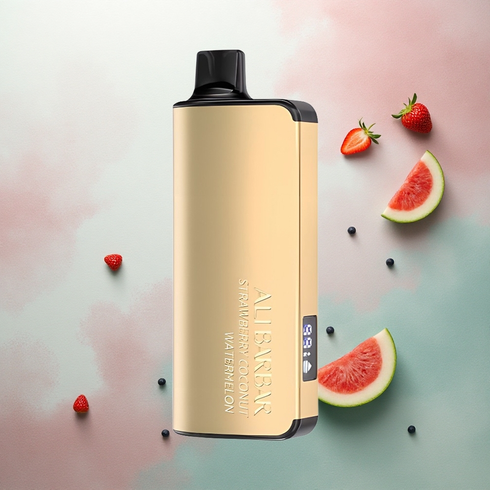 Alibarbar Ingot 9000 Puffs Strawberry Coconut Watermelon 2350mAh LED