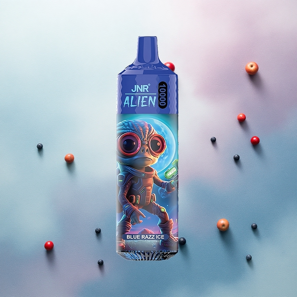 JNR Alien 10000 Blue Razz Ice 850mAh RGB