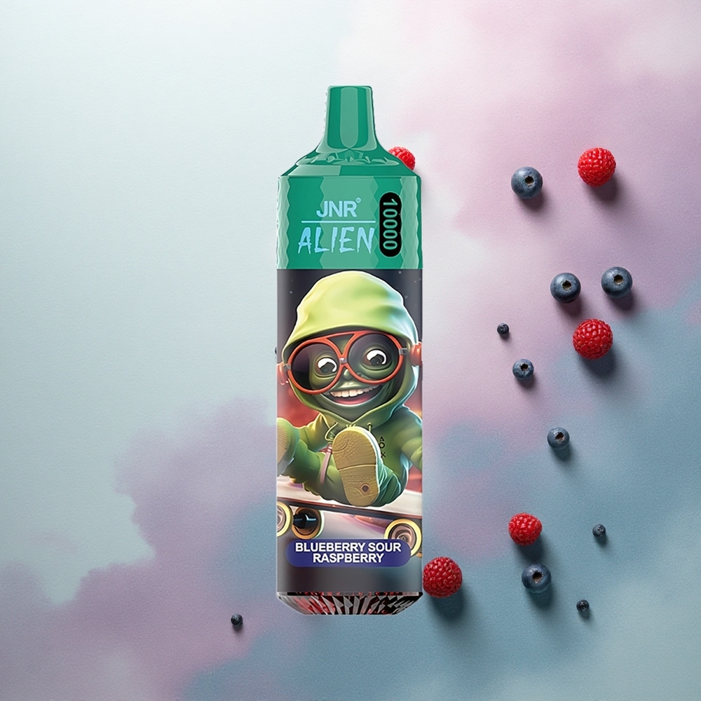 JNR Alien 10000 Blueberry Sour Raspberry 850mAh Type-C LED
