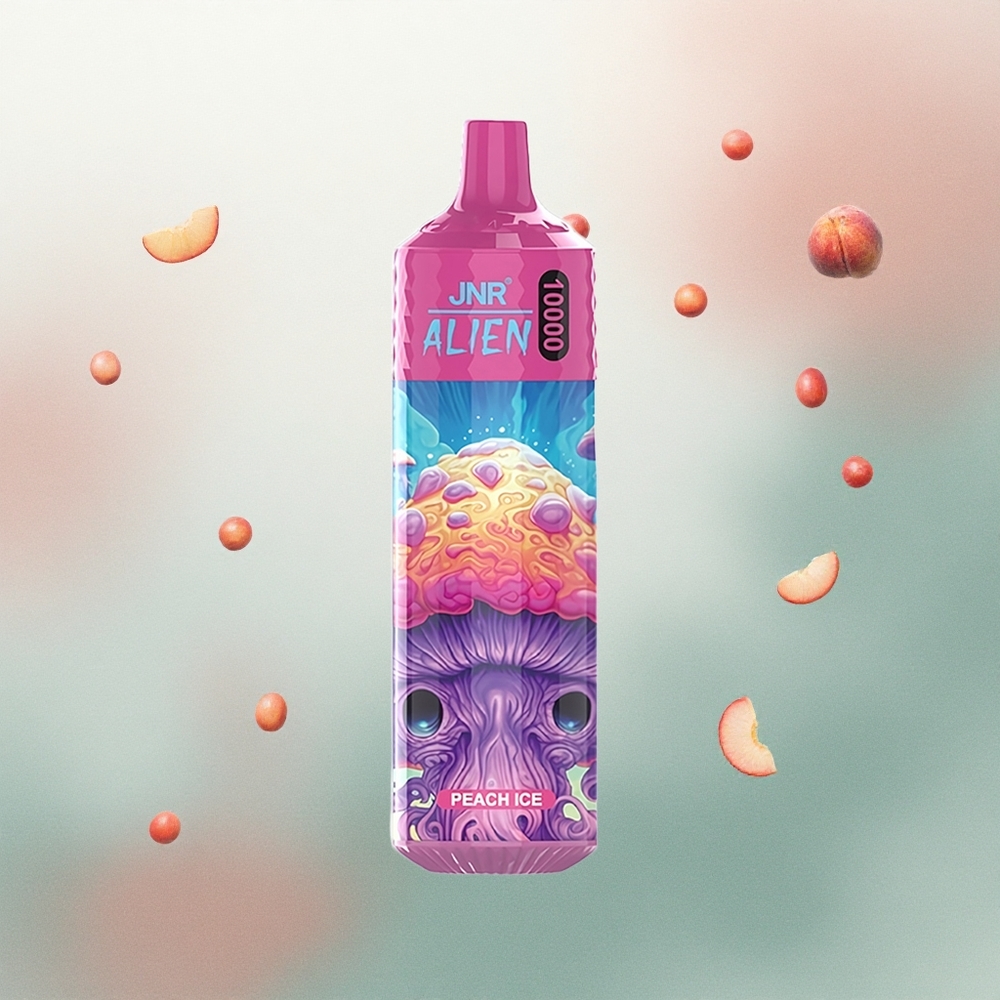 JNR Alien 10000 Peach Ice 20ml 850mAh RGB