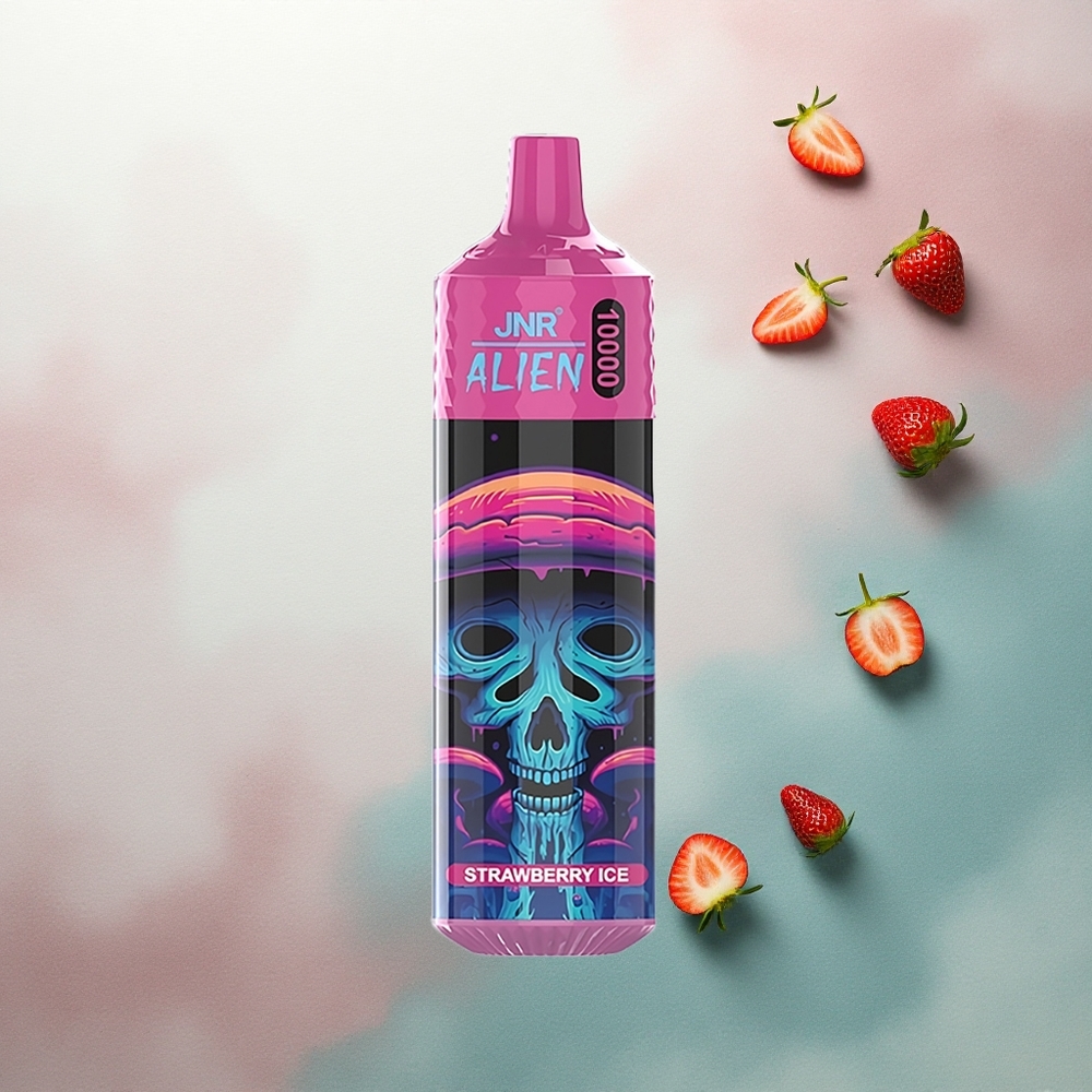 JNR Alien 10000 Strawberry Ice 850mAh RGB