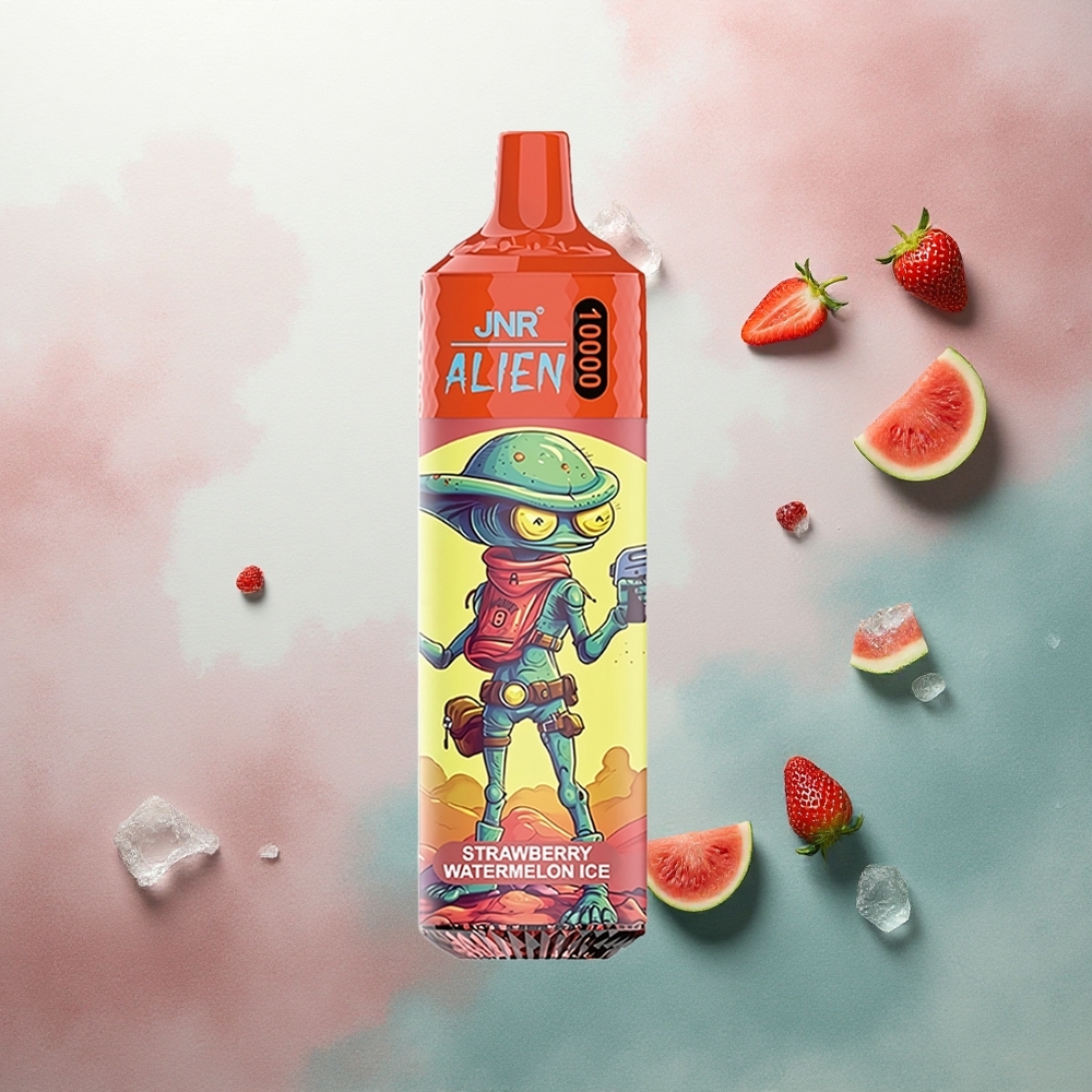 JNR Alien 10000 Strawberry Watermelon Ice 850mAh RGB