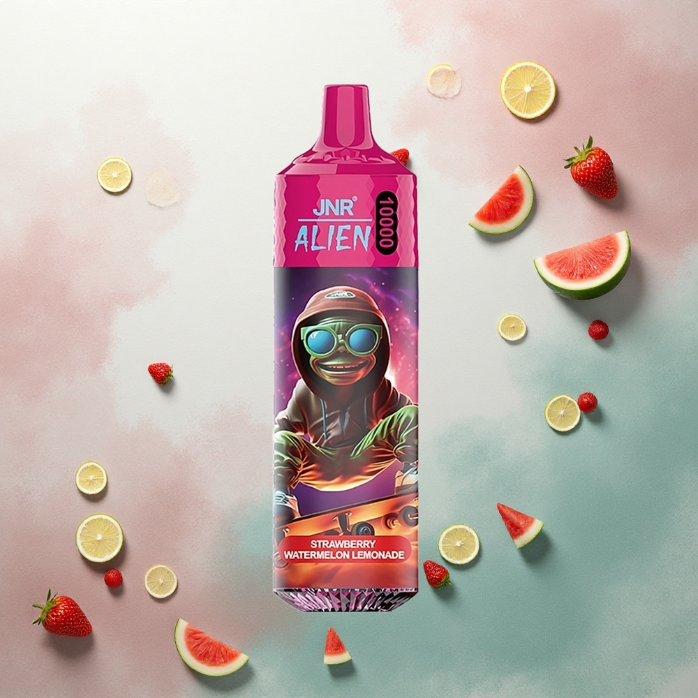 JNR Alien 10000 Strawberry Watermelon Lemonade 850mAh RGB