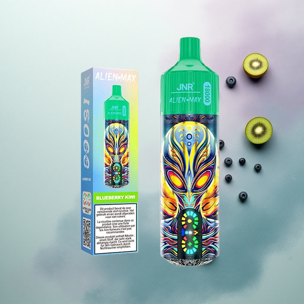 JNR Alien Max 18000 Blueberry Kiwi Dual Mesh 850mAh