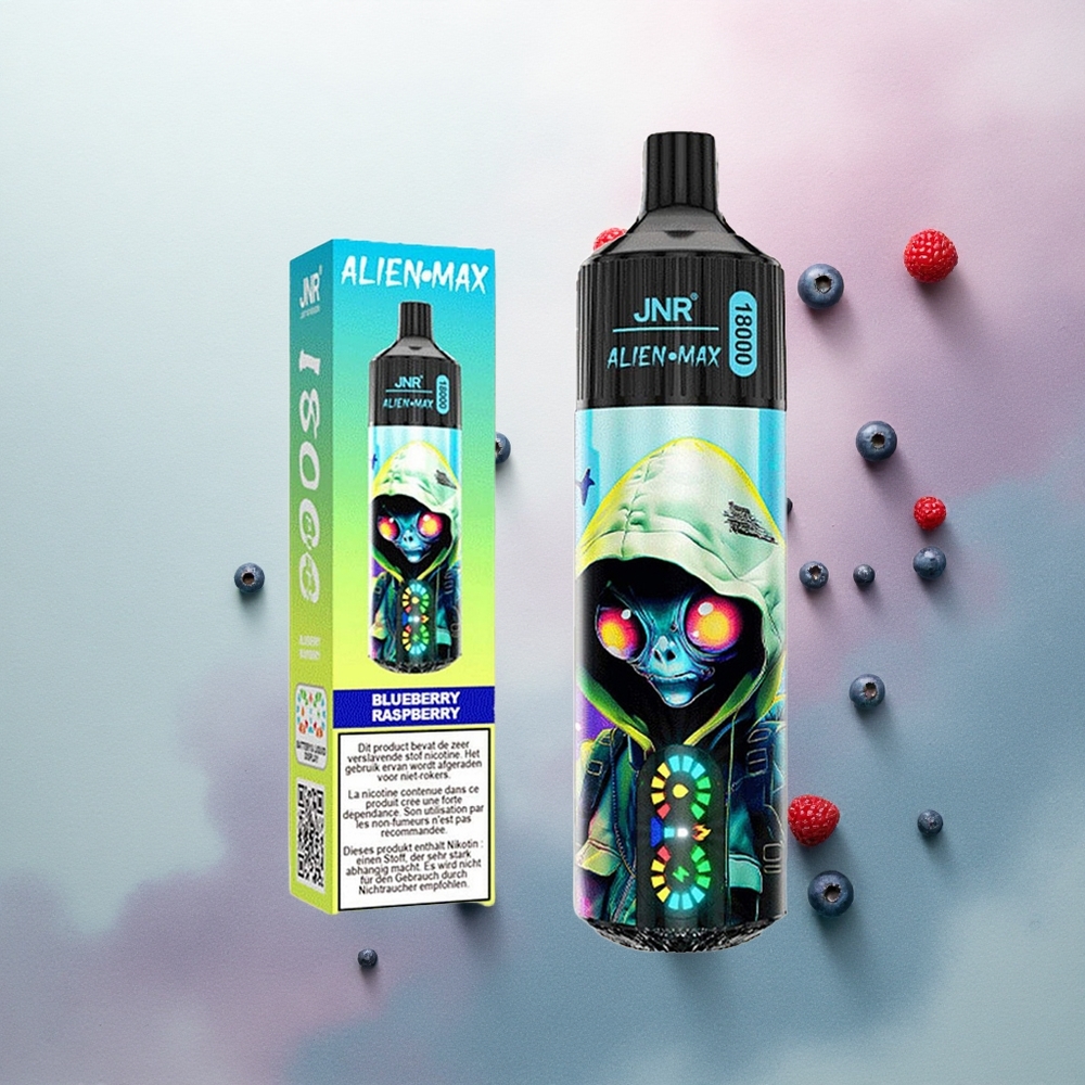 JNR Alien Max 18000 Blueberry Raspberry Dual Mesh 850mAh 28ml