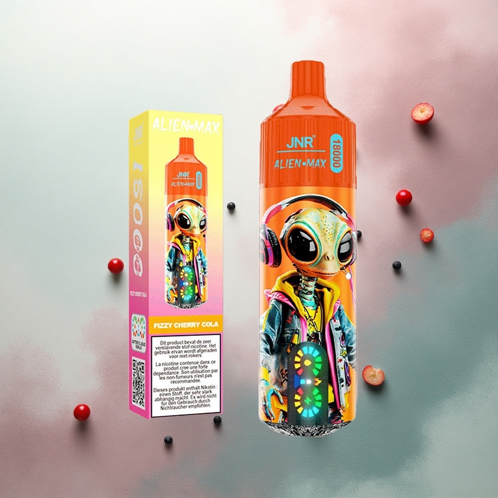 JNR Alien Max 18000 Fizzy Cherry Cola Dual Mesh 850mAh Nicotine 2%