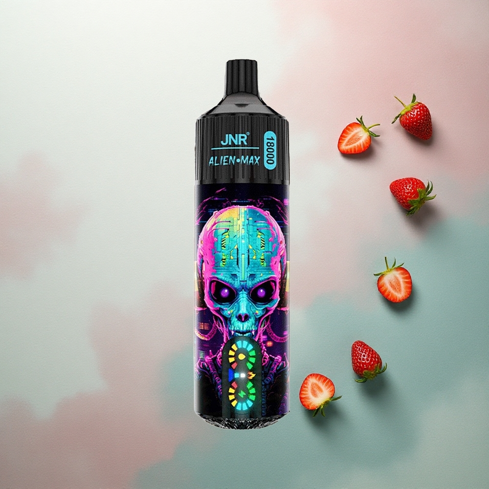 JNR Alien Max 18000 Strawberry Bubble with Dual Mesh Coil & 850mAh