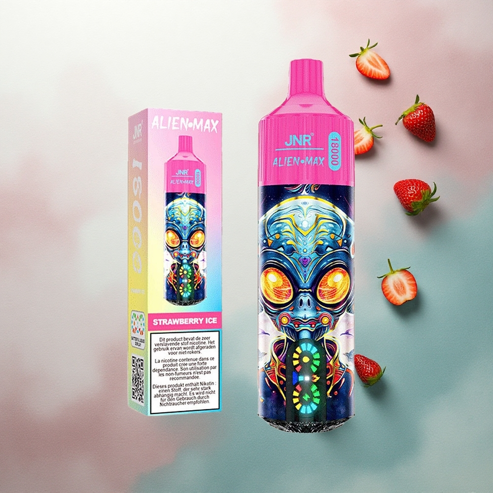 JNR Alien Max 18000 Strawberry Ice Dual Mesh 850mAh