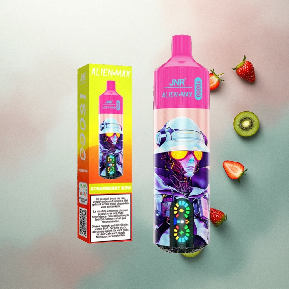 JNR Alien Max 18000 Strawberry Kiwi Dual Mesh 850mAh