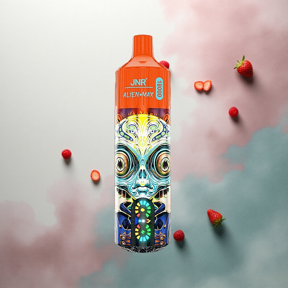 JNR Alien Max 18000 Strawberry Raspberry Cherry LED Dual Mesh 850mAh