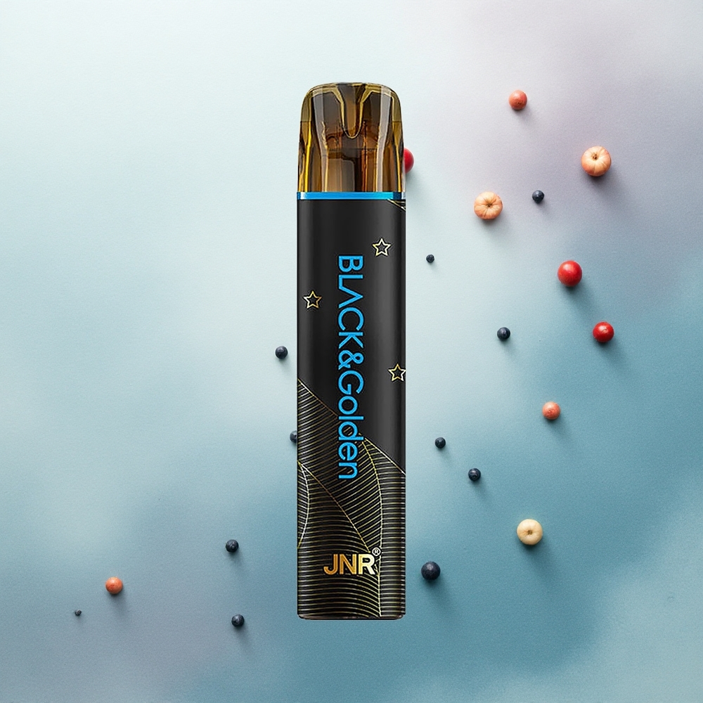 JNR Black&Golden 600+200 Blue 550mAh 2% Nicotine