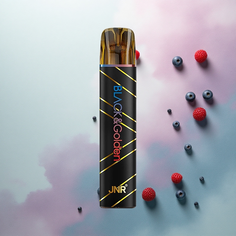 JNR Black&Golden 600+200 Blueberry Sour Raspberry 550mAh 2ml Nicotine 2%