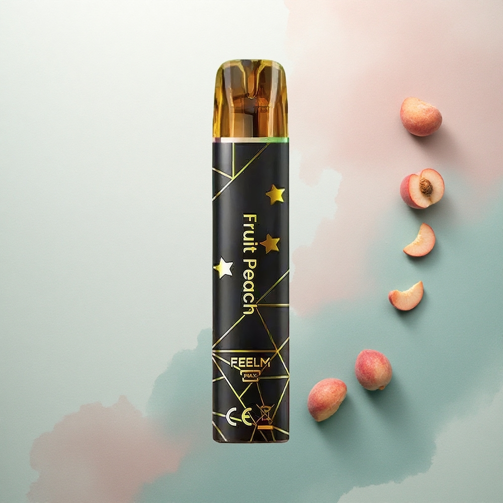 JNR Black&Golden 600+200 Fruit Peach 550mAh 2ml Nicotine 2%