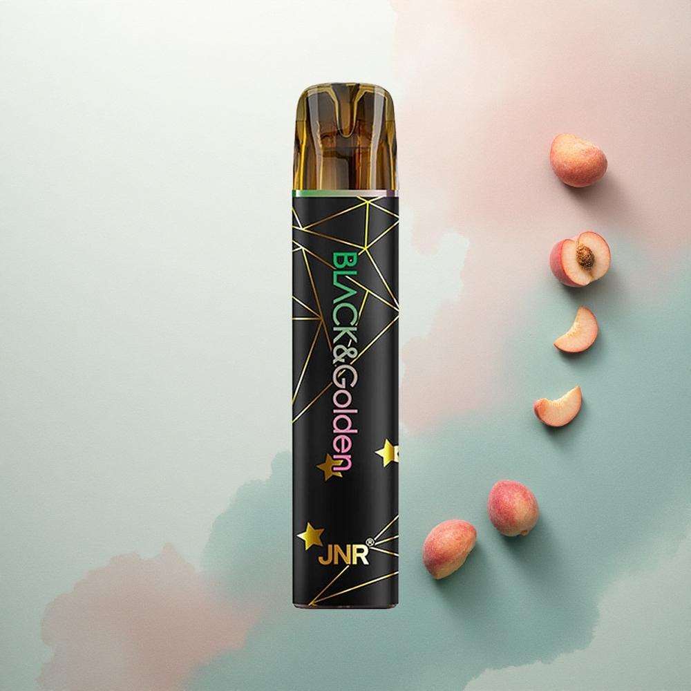 JNR Black&Golden 600+200 Fruit Peach 550mAh 2ml Nicotine 2%