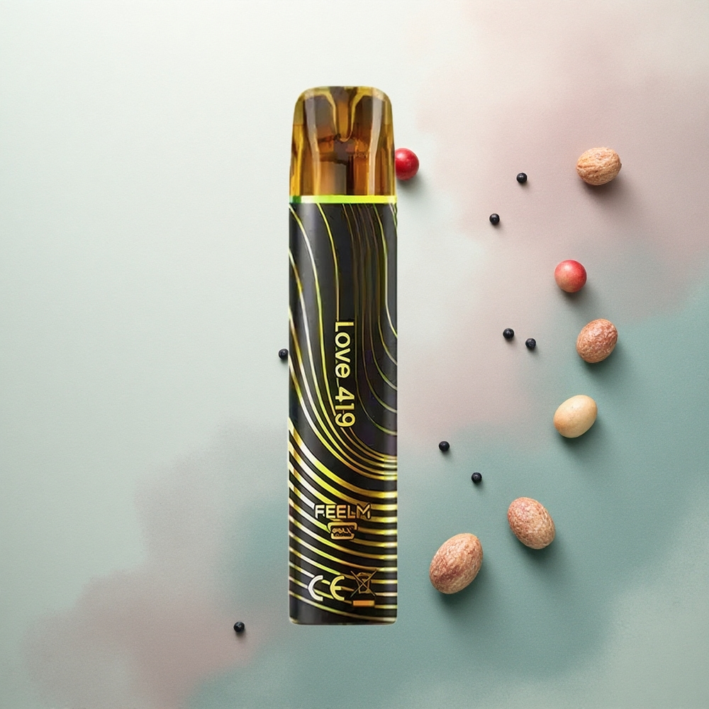 JNR Black&Golden 600+200 Love 419 550mAh 2% Nicotine Disposable Vape