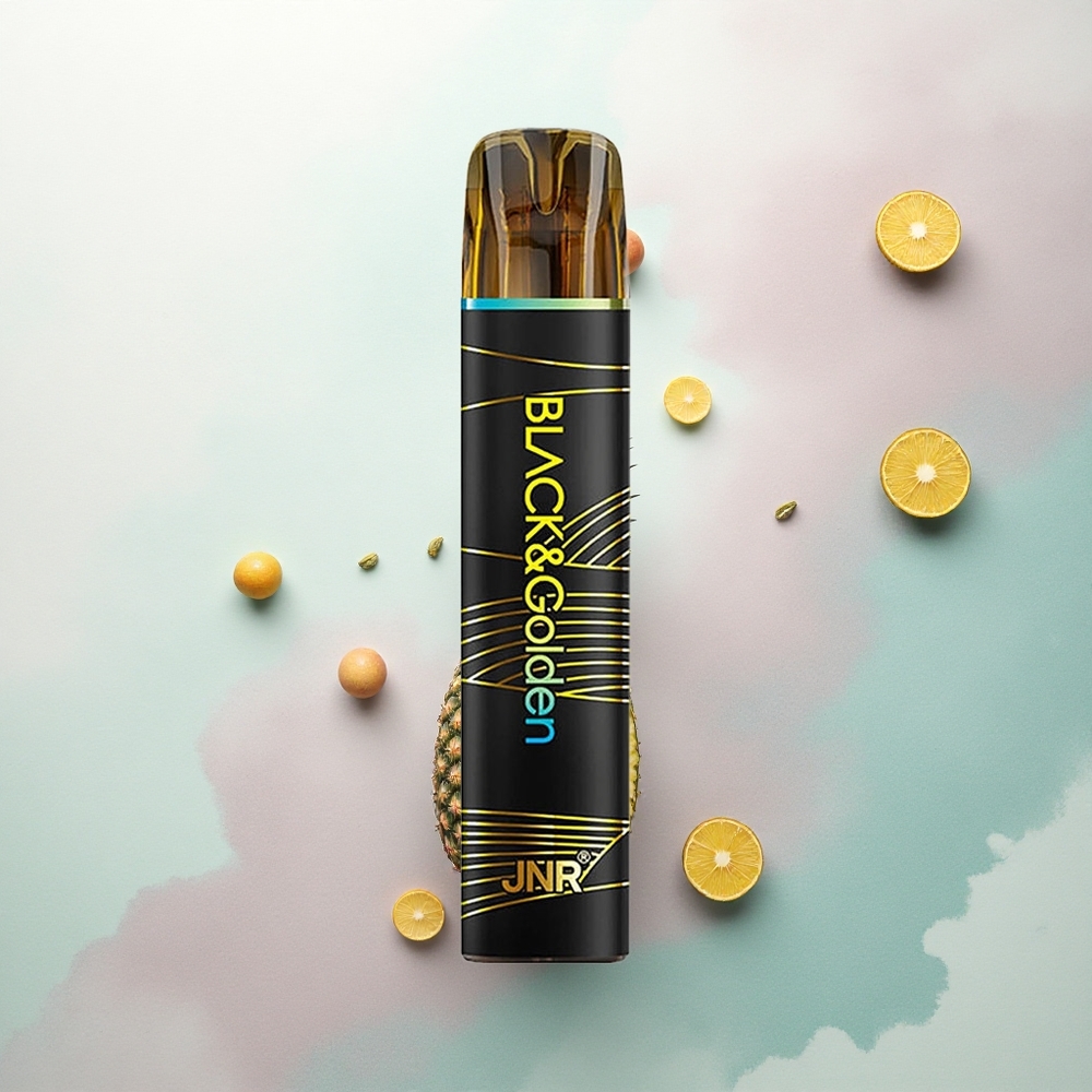JNR Black&Golden 600+200 Pineapple Ice 550mAh 2ml Nicotine 2%
