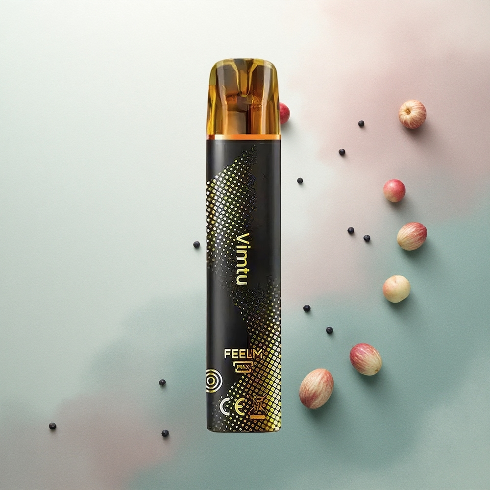 JNR Black&Golden 600+200 Vimtu Black&Golden 550mAh 2ml Nicotine 2% Disposable Vape