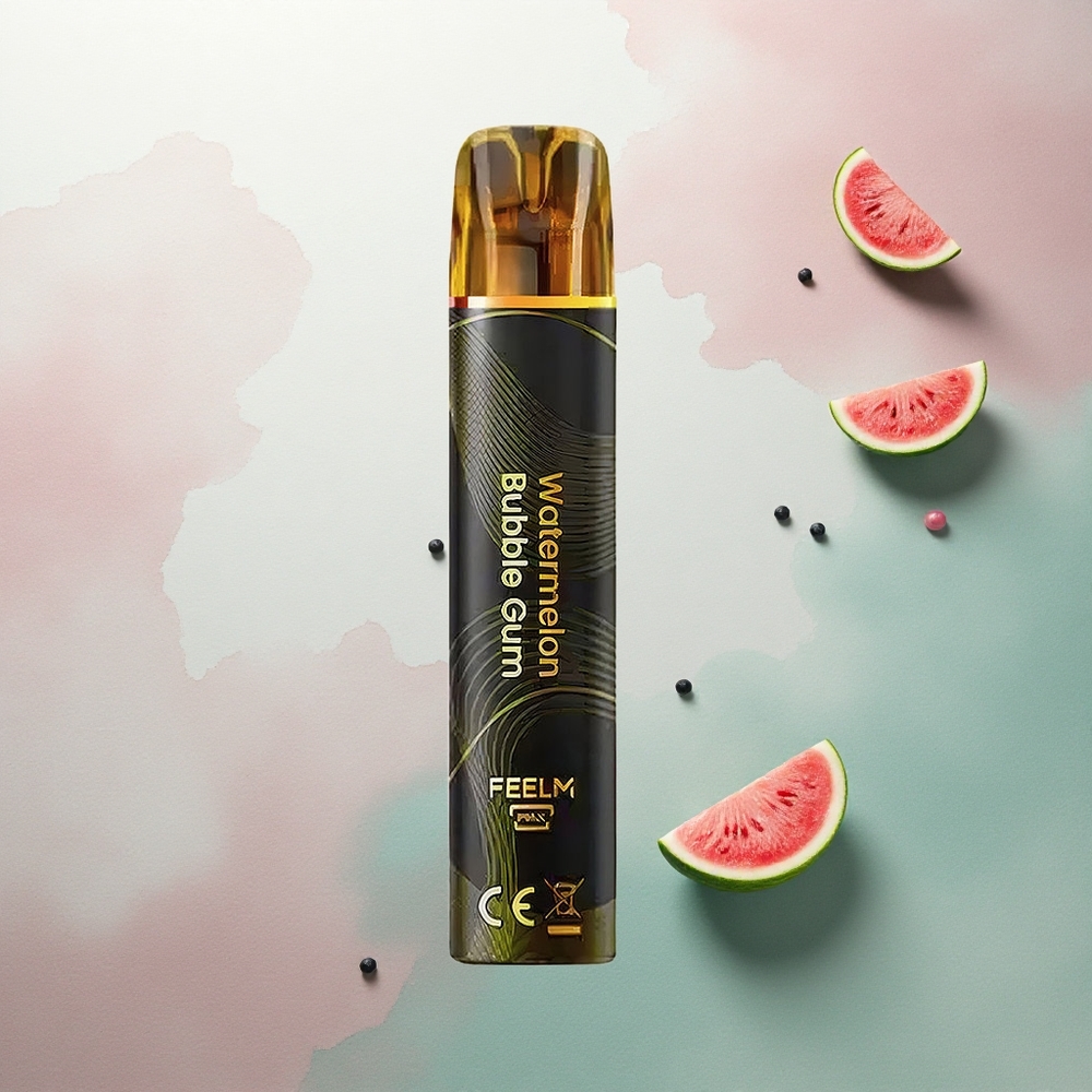 JNR Black&Golden 600+200 Watermelon Bubble Gum 550mAh 2ml Nicotine 2%