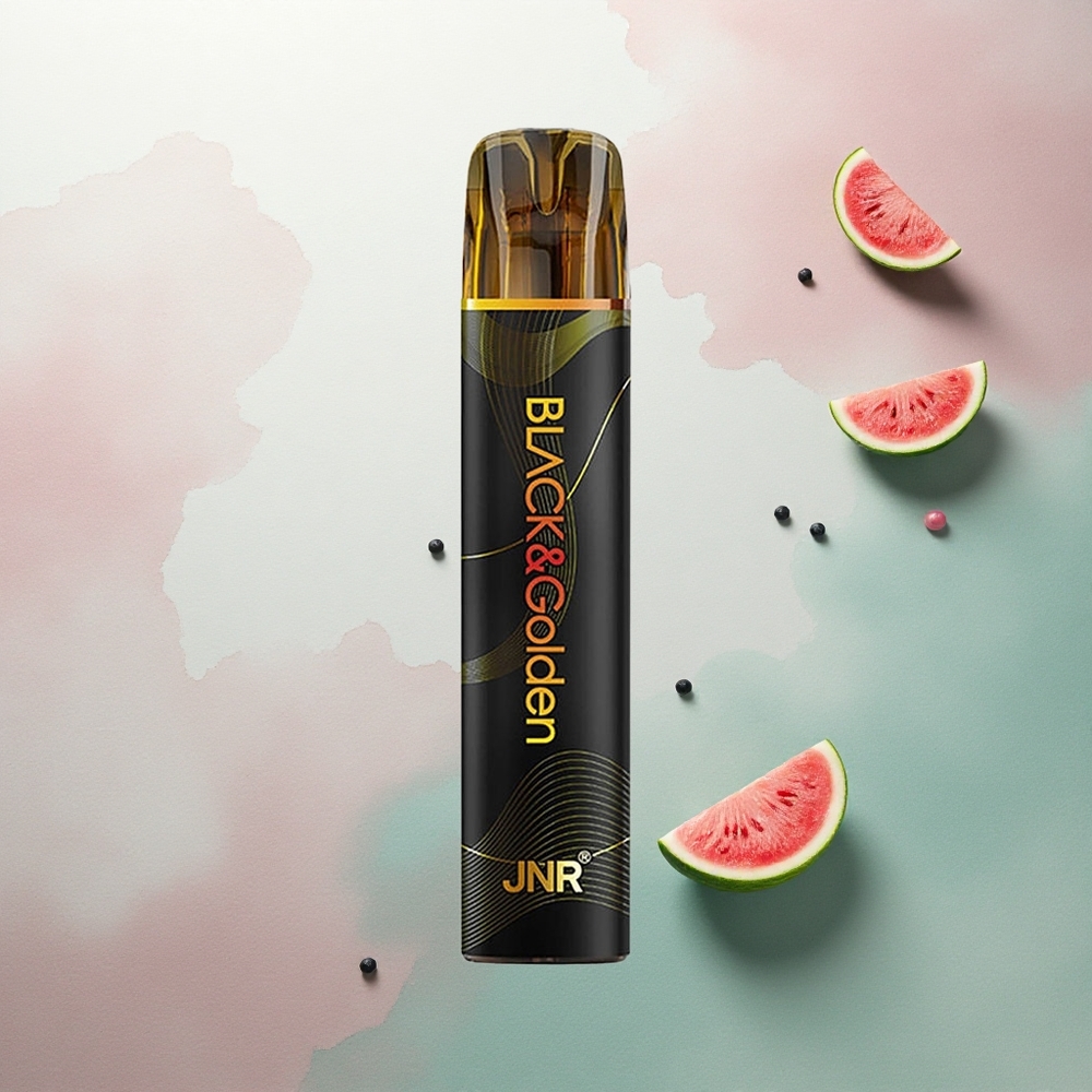JNR Black&Golden 600+200 Watermelon Bubble Gum 550mAh 2ml Nicotine 2%