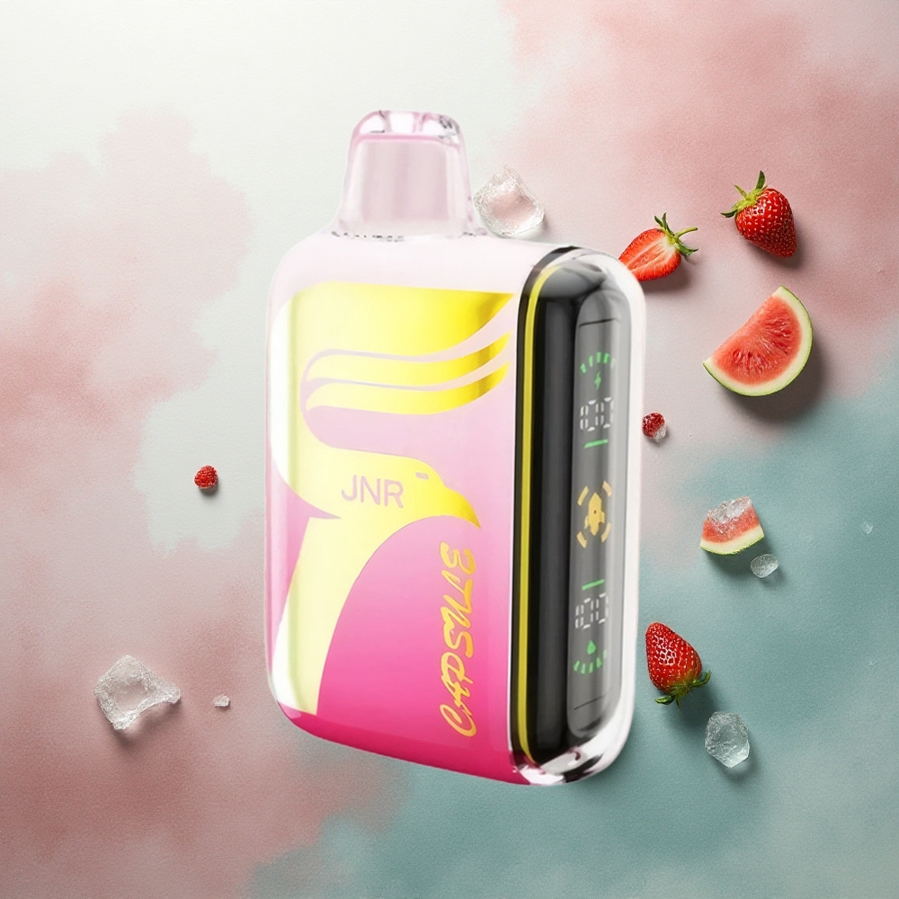 JNR Capsule 15000 Strawberry Watermelon Ice Dual Mesh 20ml Nicotine 5%