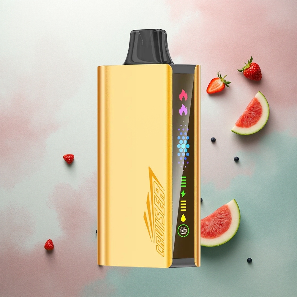 JNR Cruiser 12000 Strawberry Coconut Watermelon Dual Mesh Coil 50mg Nicotine 3500mAh