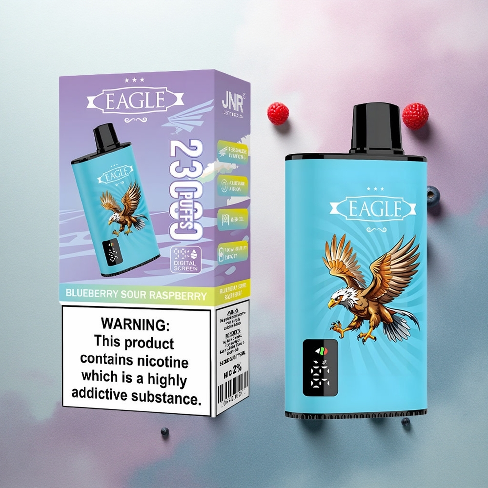 JNR EAGLE Smart 23000 Blueberry Sour Raspberry 750mAh 2% Nicotine Adjustable Airflow