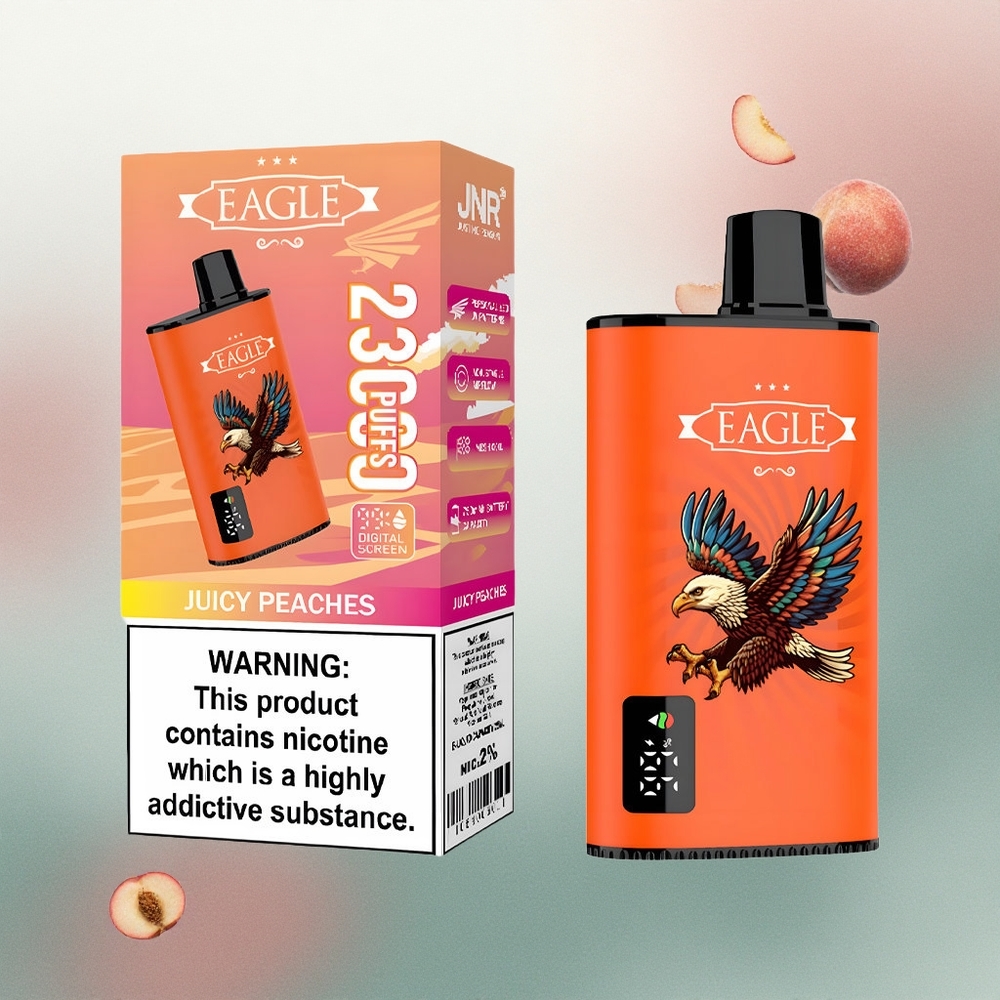 JNR EAGLE Smart 23000 Juicy Peaches Digital Screen 750mAh 2% Nicotine