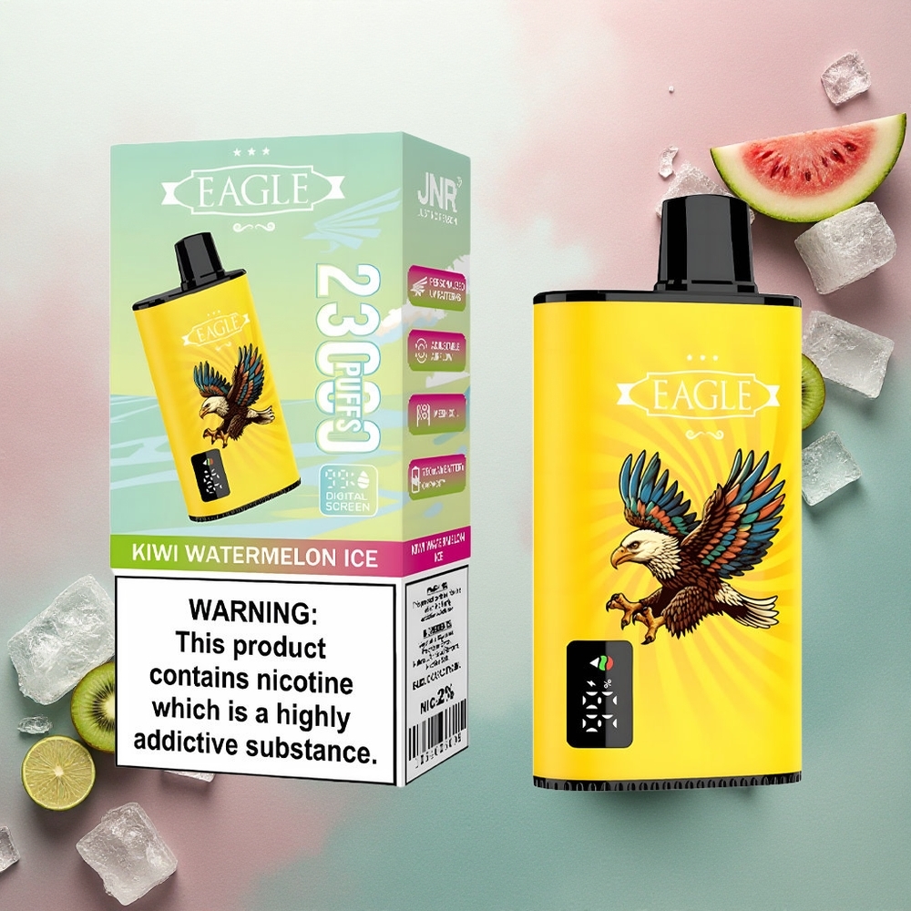 JNR EAGLE Smart 23000 Kiwi Watermelon Ice 750mAh Adjustable Airflow 2% Nicotine