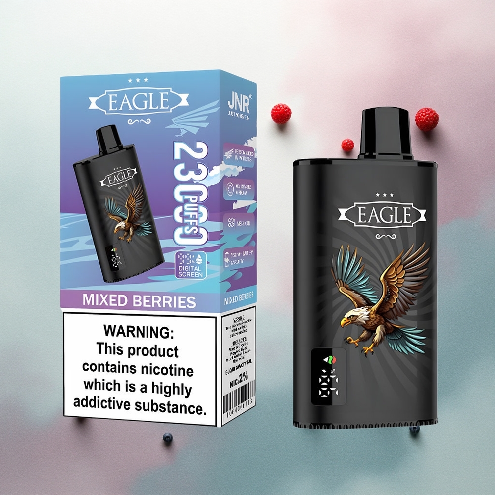 JNR EAGLE Smart 23000 Mixed Berries Digital Screen 750mAh Adjustable Airflow