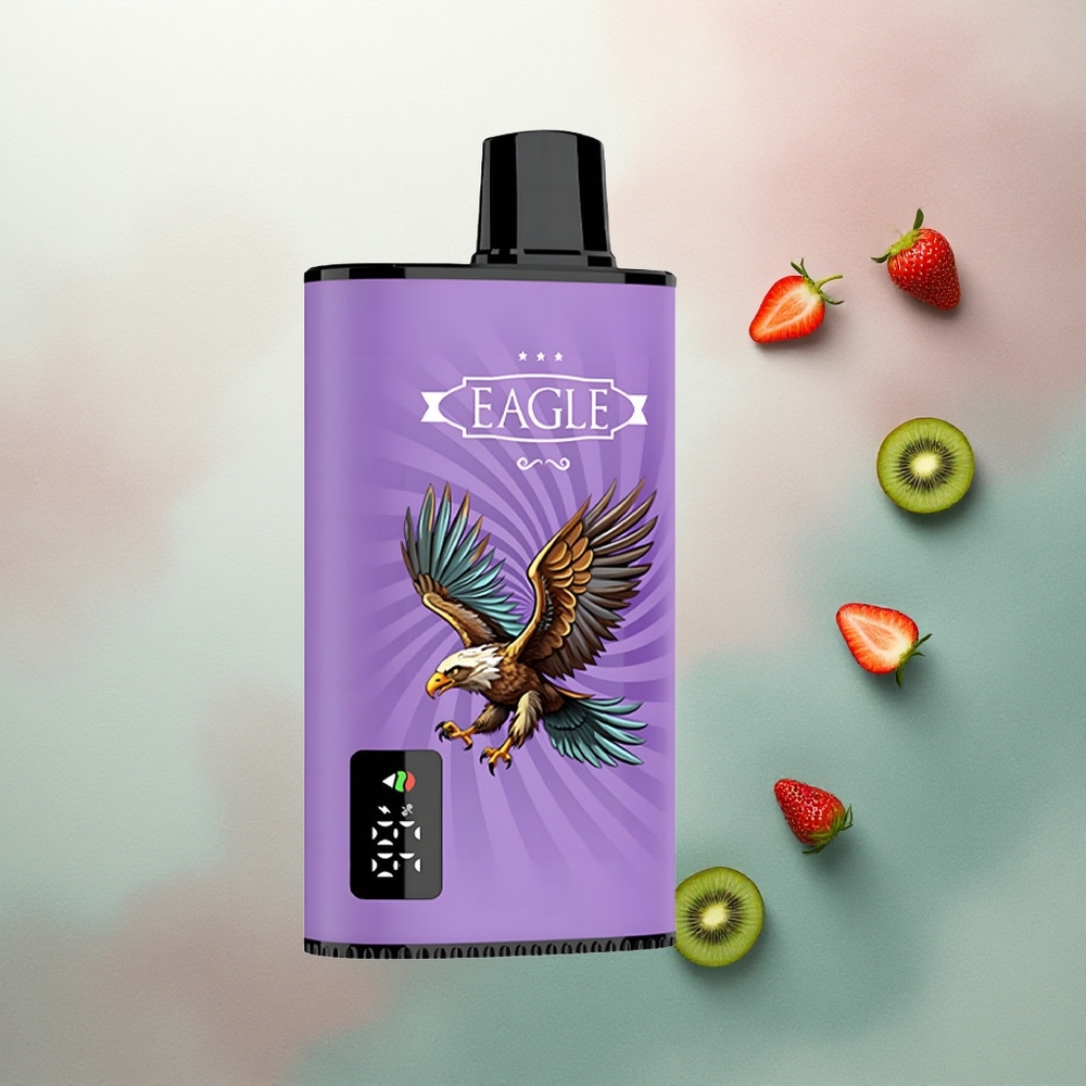 JNR EAGLE Smart 23000 Strawberry Kiwi Digital Screen Adjustable Airflow 750mAh