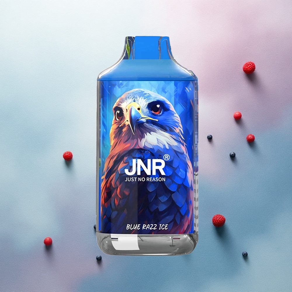 JNR Falcon 16000 Blue Razz Ice 850mAh Dual Mesh 22ml 0% Nicotine