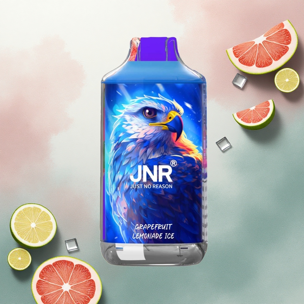 JNR Falcon 16000 Grapefruit Lemonade Ice 850mAh Dual Mesh 22ml Nicotine 0% 2%