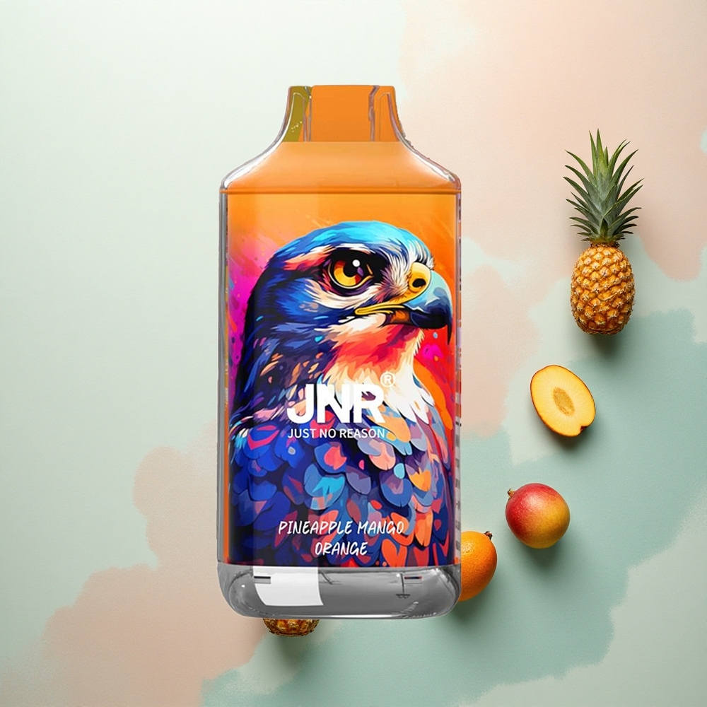 JNR Falcon 16000 Pineapple Mango Orange 850mAh 22ml Dual Mesh Coil Nicotine 0% 2%