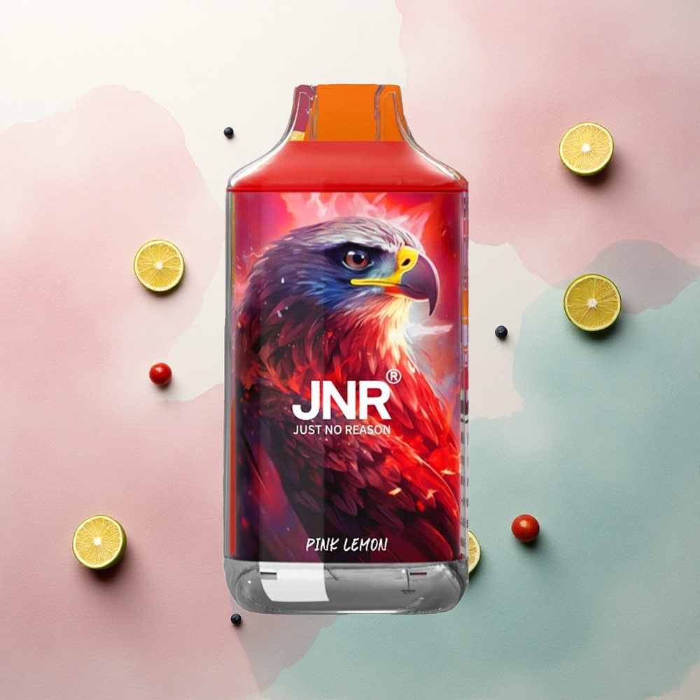 JNR Falcon 16000 Pink Lemon 850mAh 22ml Dual Mesh Nicotine 0% 2%
