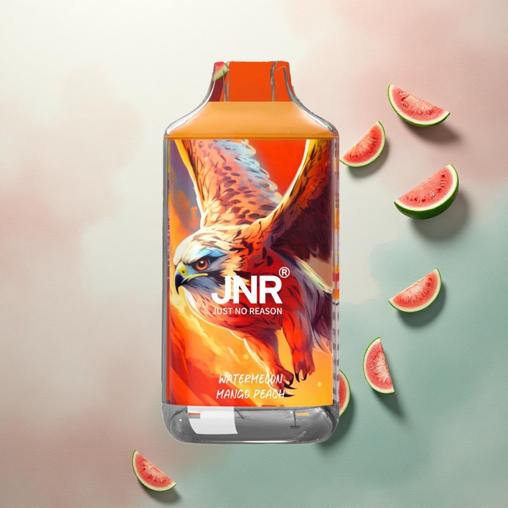 JNR Falcon 16000 Watermelon Mango Peach Dual Mesh 850mAh Nicotine 0% 2%