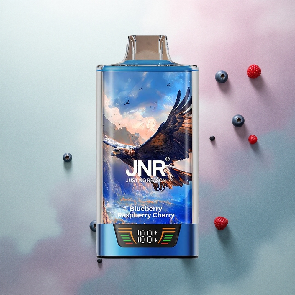 JNR Falcon Pro 28000 Blueberry Raspberry Cherry 30ml 950mAh 5% Nicotine