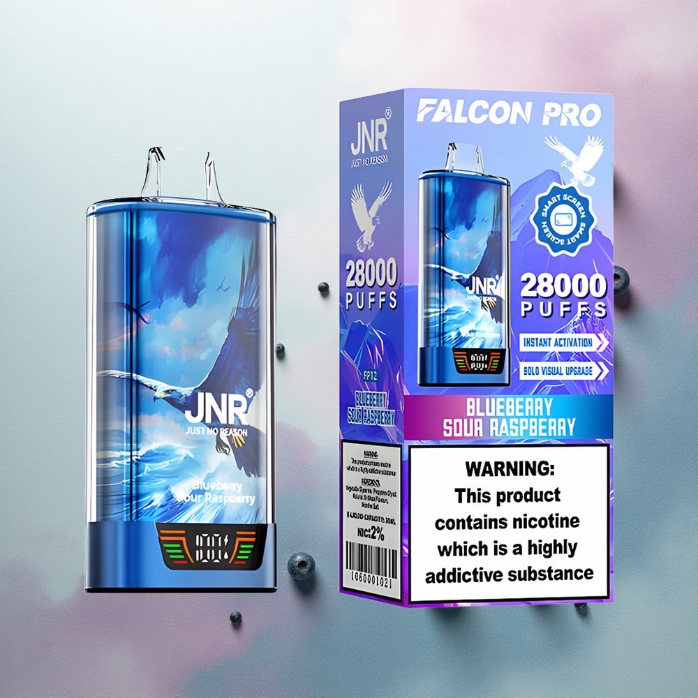 JNR Falcon Pro 28000 Blueberry Sour Raspberry 950mAh 30ml 5% Nicotine