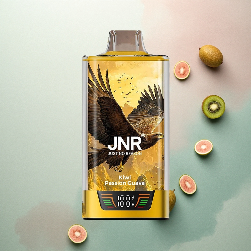 JNR Falcon Pro 28000 Kiwi Passion Guava 950mAh Dual Mesh 5% Nicotine