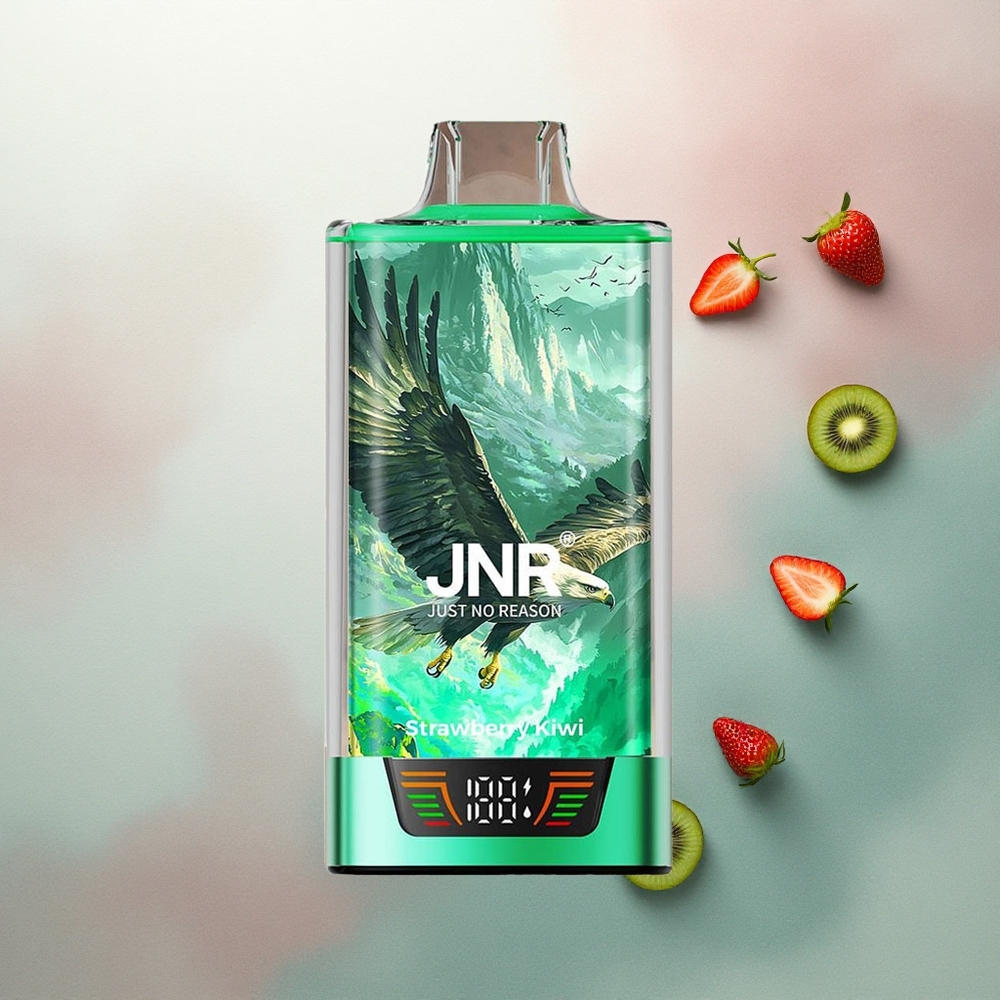 JNR Falcon Pro 28000 Strawberry Kiwi Dual Mesh 5% Nicotine 950mAh