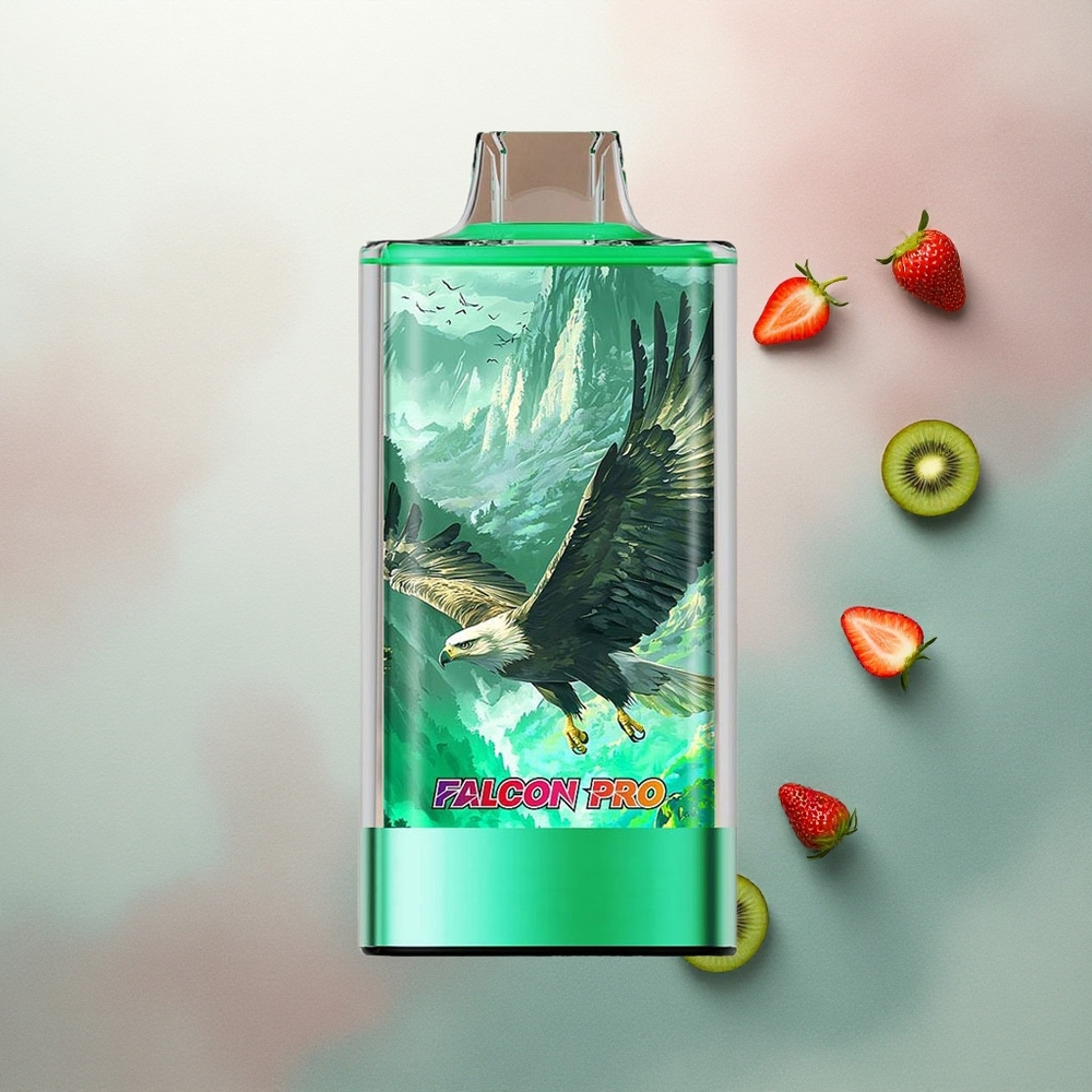 JNR Falcon Pro 28000 Strawberry Kiwi Dual Mesh 5% Nicotine 950mAh