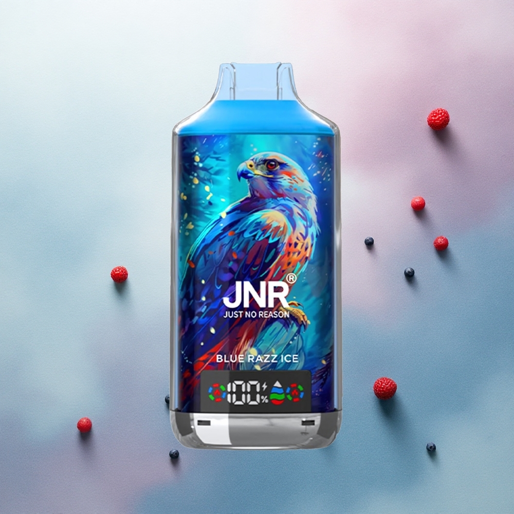 JNR Falcon X 18000 Blue Razz Ice Dual Mesh 750mAh 5% Nicotine