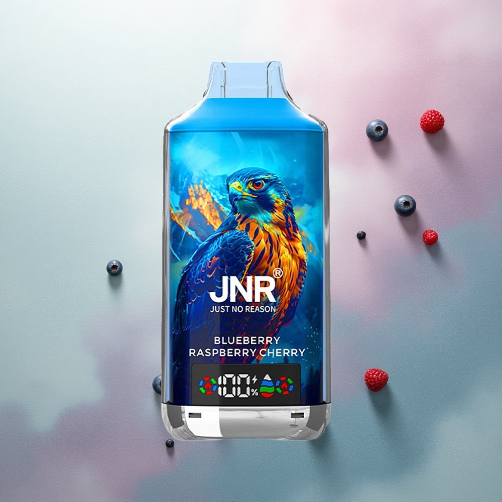 JNR Falcon X 18000 Blueberry Raspberry Cherry 24ml Dual Mesh 5% Nicotine