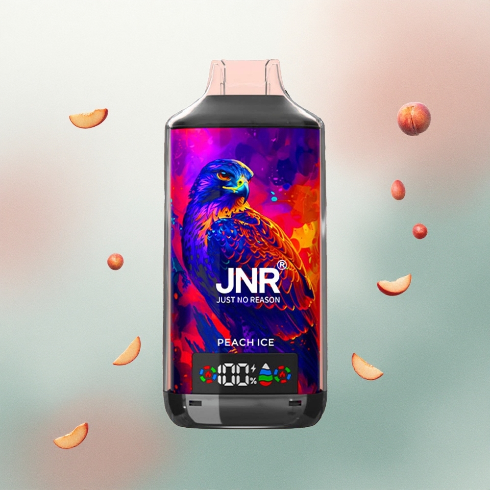 JNR Falcon X 18000 Peach Ice 18000 Puffs 750mAh Dual Mesh 5% Nicotine