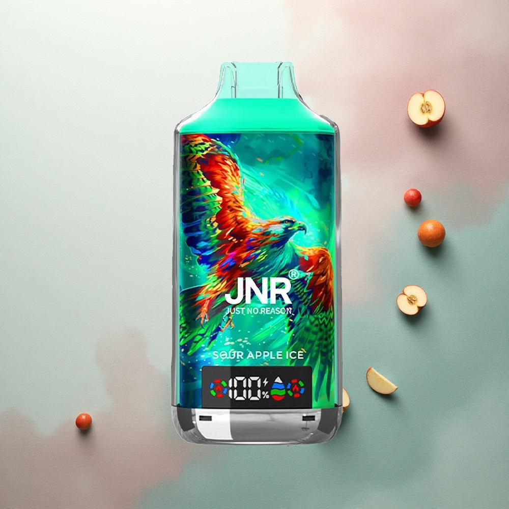 JNR Falcon X 18000 Sour Apple Ice 750mAh Dual Mesh Coil 24ml