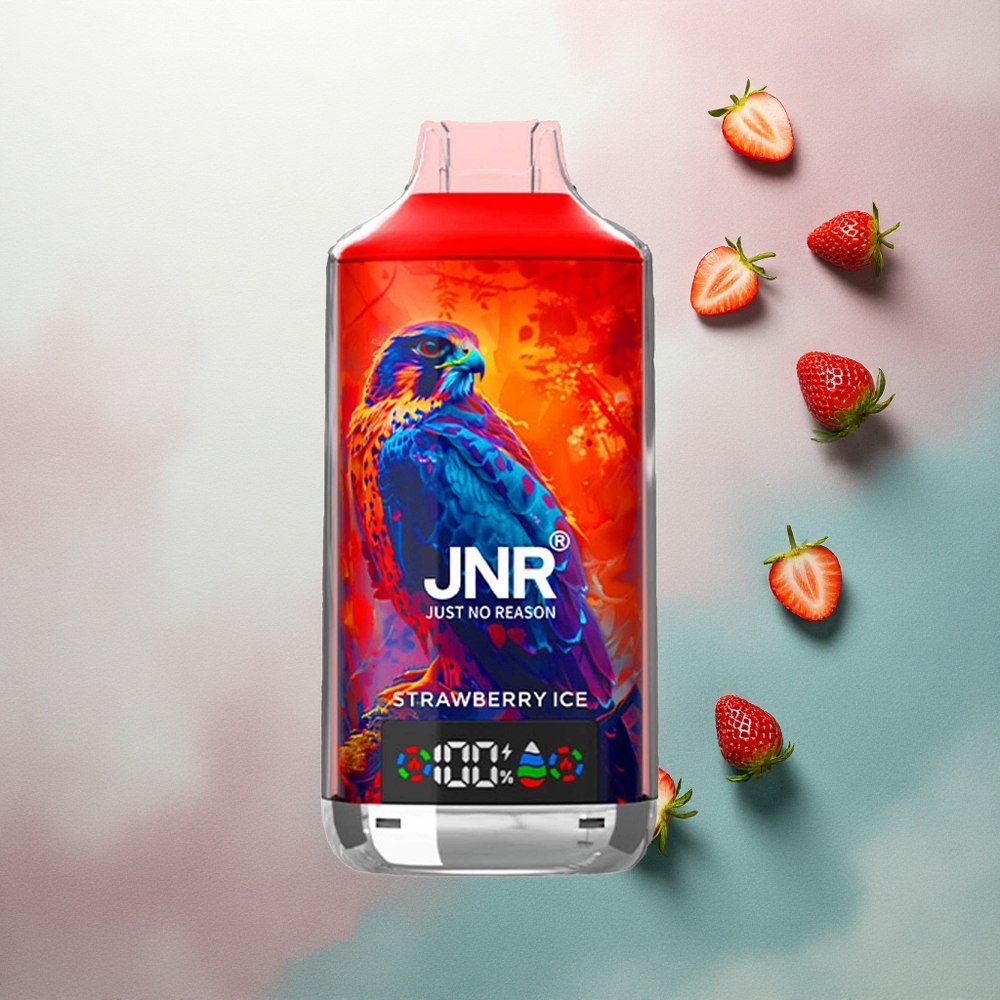 JNR Falcon X 18000 Strawberry Ice 750mAh Dual Mesh