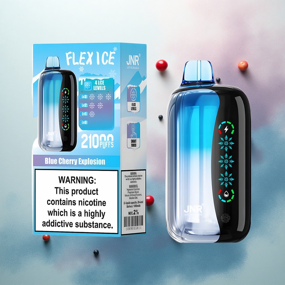 JNR Flex Ice 21000 Blue Cherry Ice Adjustable Explosion