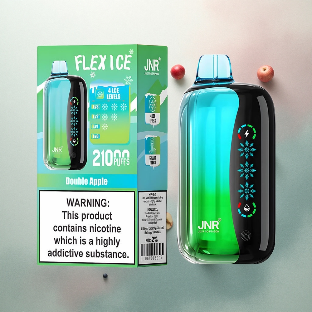JNR Flex Ice 21000 Double Apple Ice Adjustable 26ml 1000mAh