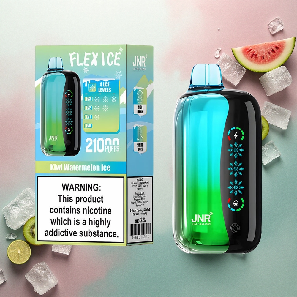 JNR Flex Ice 21000 Kiwi Watermelon Ice Adjustable 1000mAh Type-C