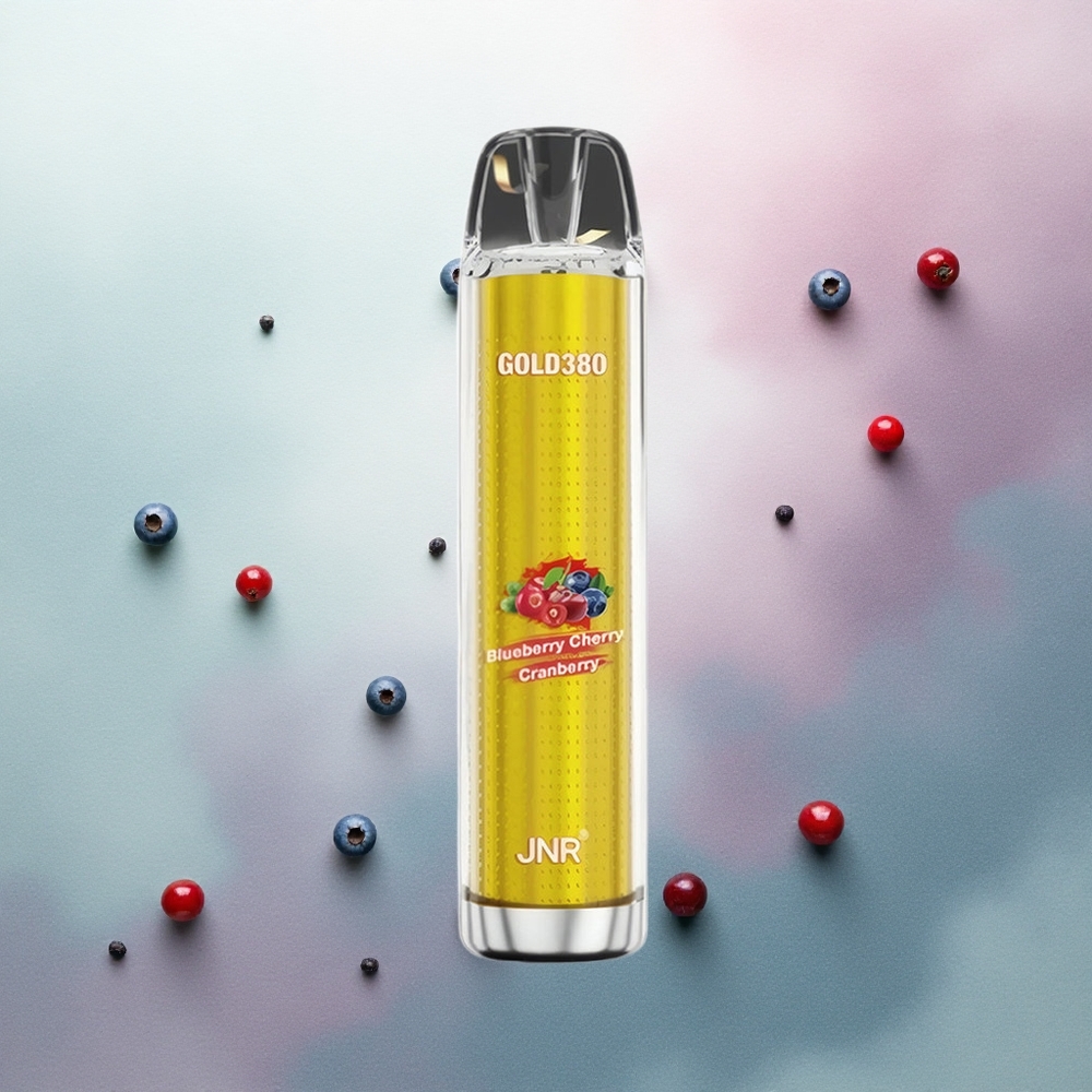 JNR Gold380 6000 Blueberry Cherry Cranberry 1500mAh 0% Nicotine
